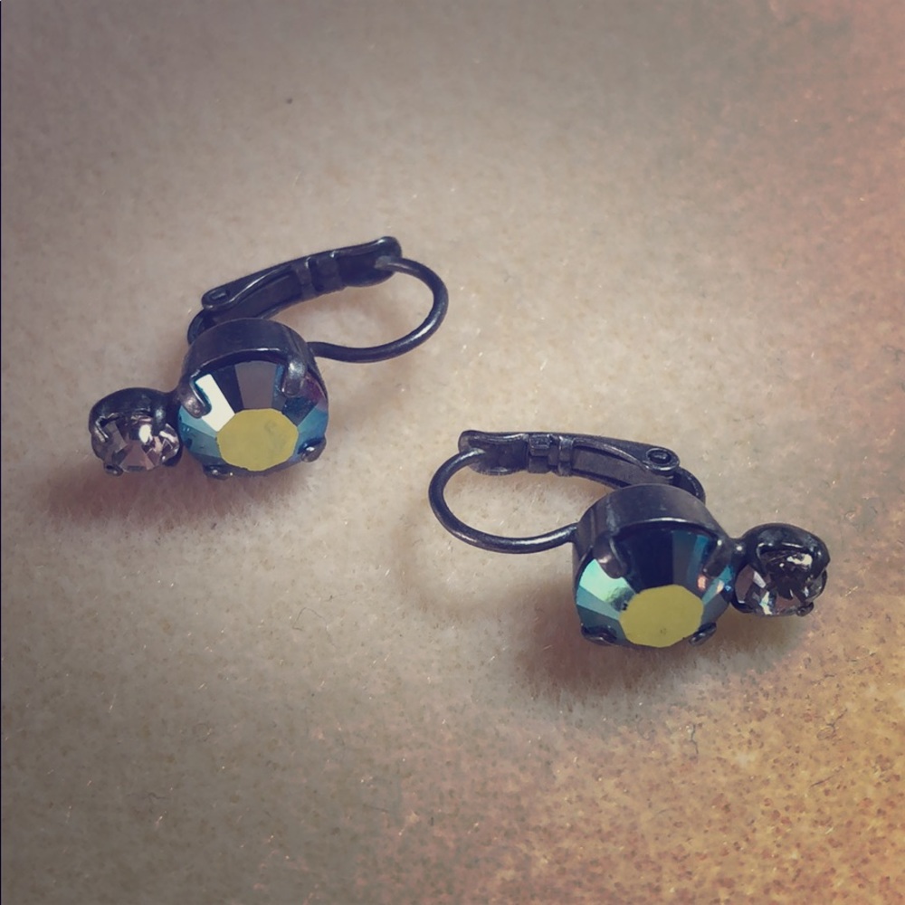 Sabika drop earrings 2-stone